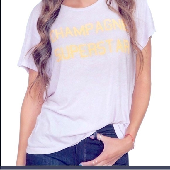 Champagne superstar tshirt - Picture 1 of 6